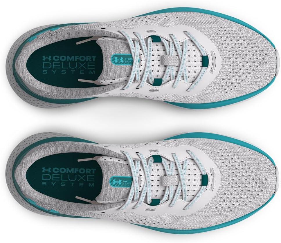 imageUnder Armour Mens HOVR Turbulence 2 Running Shoe108 Halo GrayHydro TealCircuit Teal