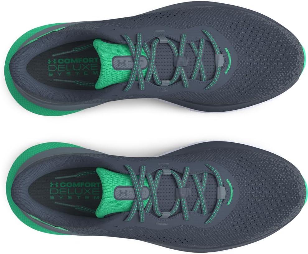 imageUnder Armour Mens HOVR Turbulence 2 Running Shoe110 Downpour GrayGravelVapor Green