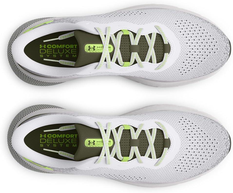 imageUnder Armour Mens HOVR Turbulence 2 Running Shoe112 WhiteMarine Od GreenMorph Green