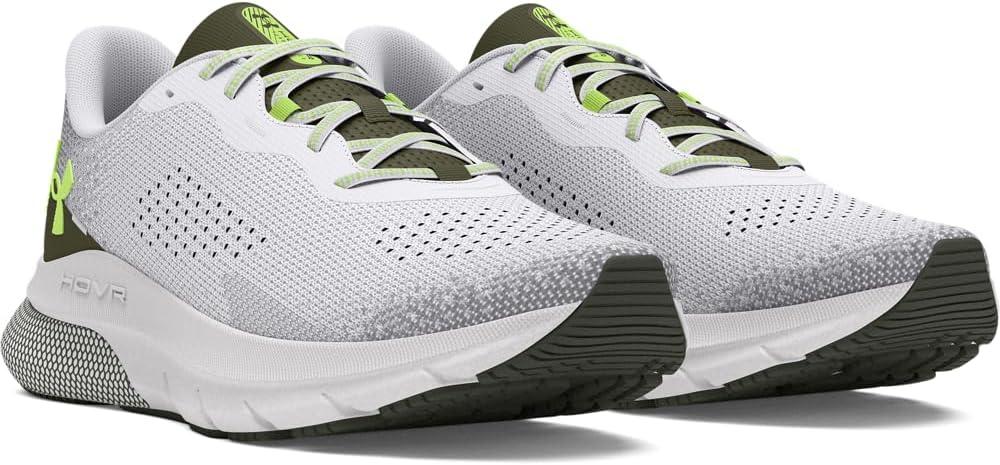 imageUnder Armour Mens HOVR Turbulence 2 Running Shoe112 WhiteMarine Od GreenMorph Green