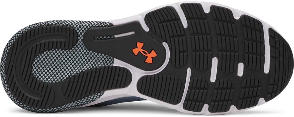 imageUnder Armour Mens HOVR Turbulence 2 Running Shoe301 Blue GraniteBlackDark Tangerine