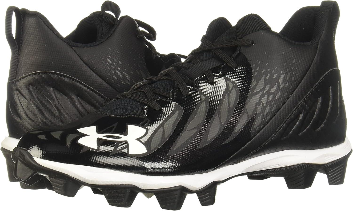 imageUnder Armour Mens Spotlight Franchise Rm Football ShoeBlackWhite