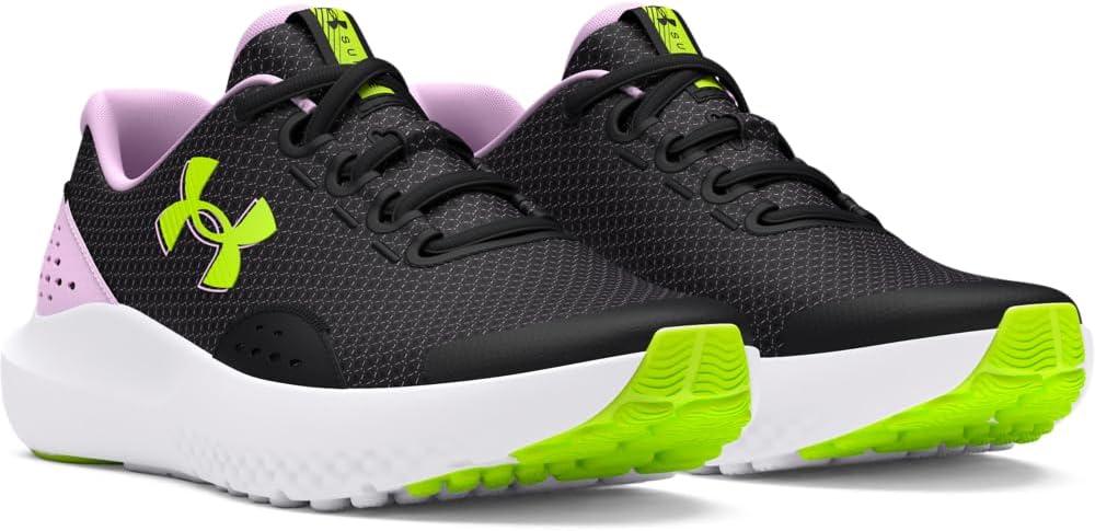 imageUnder Armour UnisexChild Grade School Surge 4001 BlackPurple AceHigh Vis Yellow