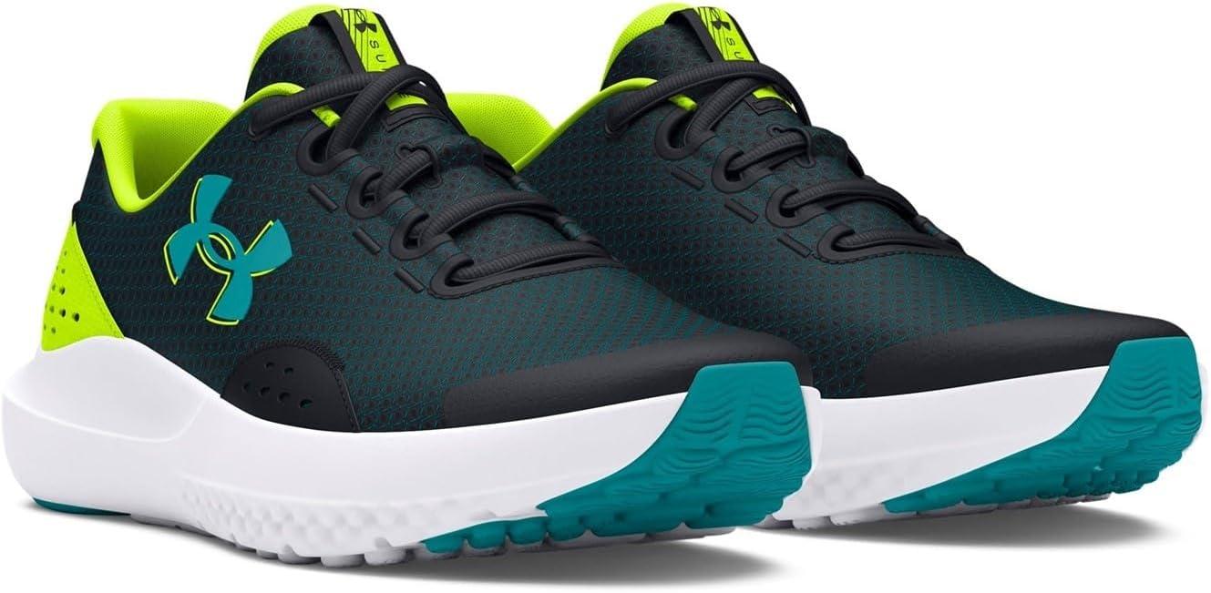 imageUnder Armour UnisexChild Grade School Surge 4003 BlackHigh Vis YellowCircuit Teal