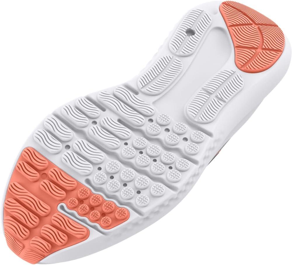 imageUnder Armour UnisexChild Grade School Surge 4102 Distant GrayFlare OrangeMetallic Silver