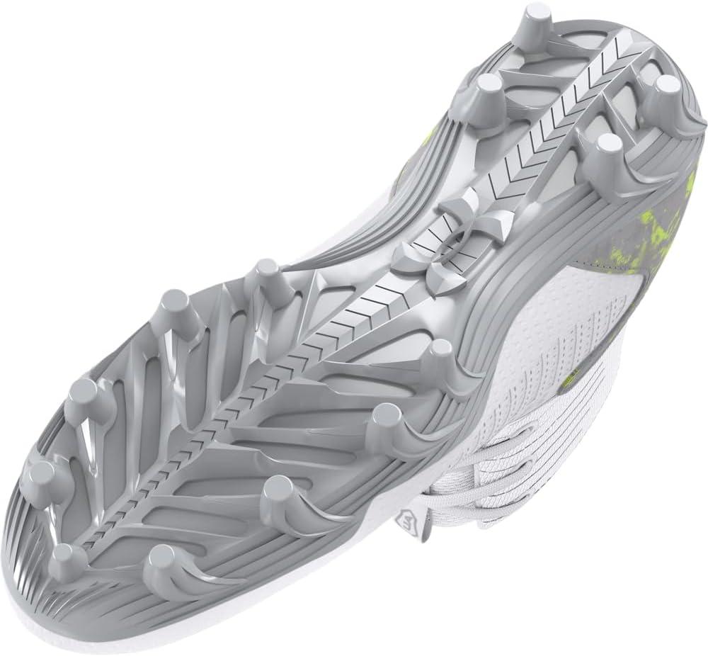 imageUnder Armour UnisexChild Highlight Lax Mc Jr Lacrosse Cleat Sneaker100 WhiteWhiteBlack