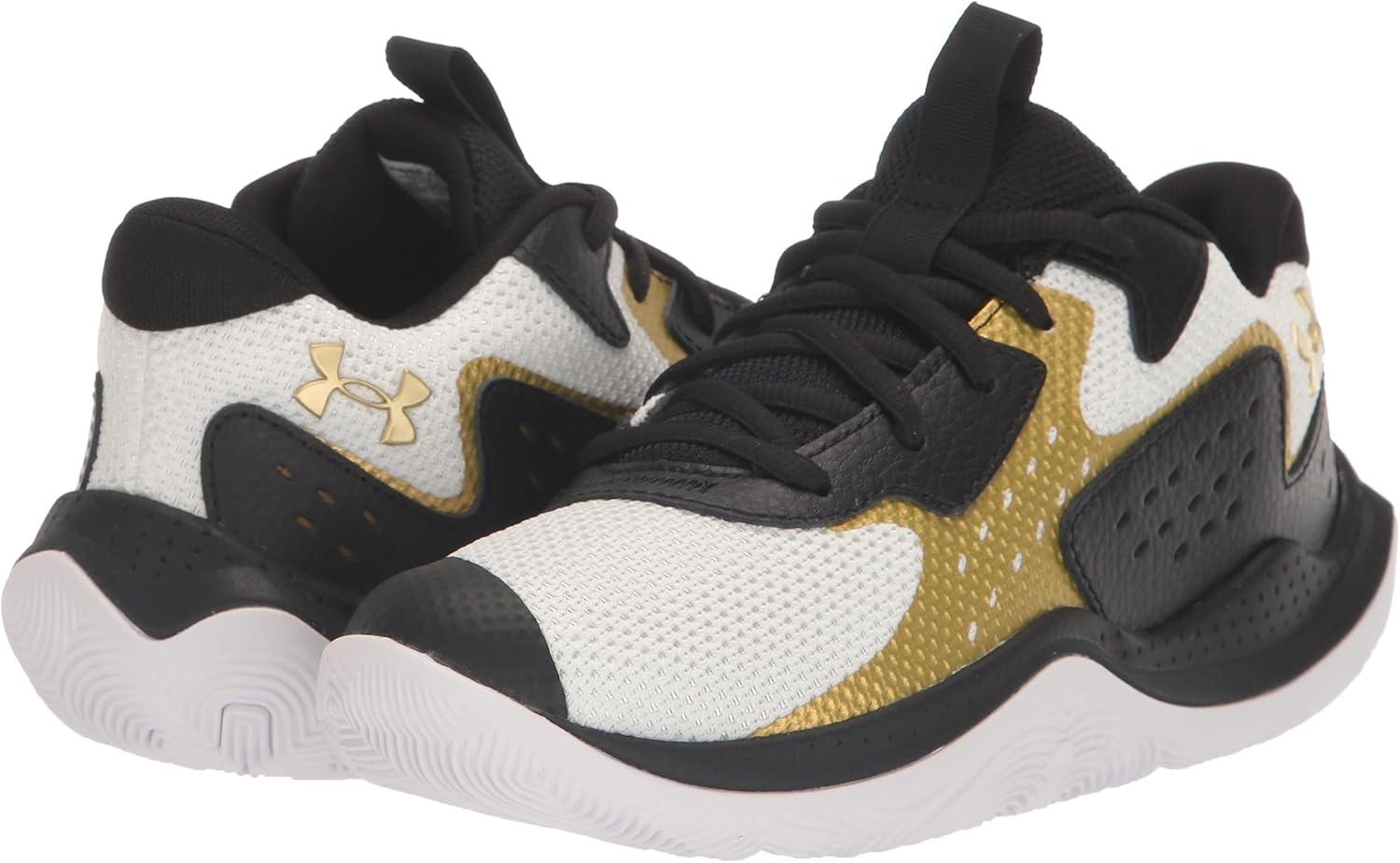 imageUnder Armour UnisexChild Pre School Jet 23100 WhiteBlackMetallic Gold