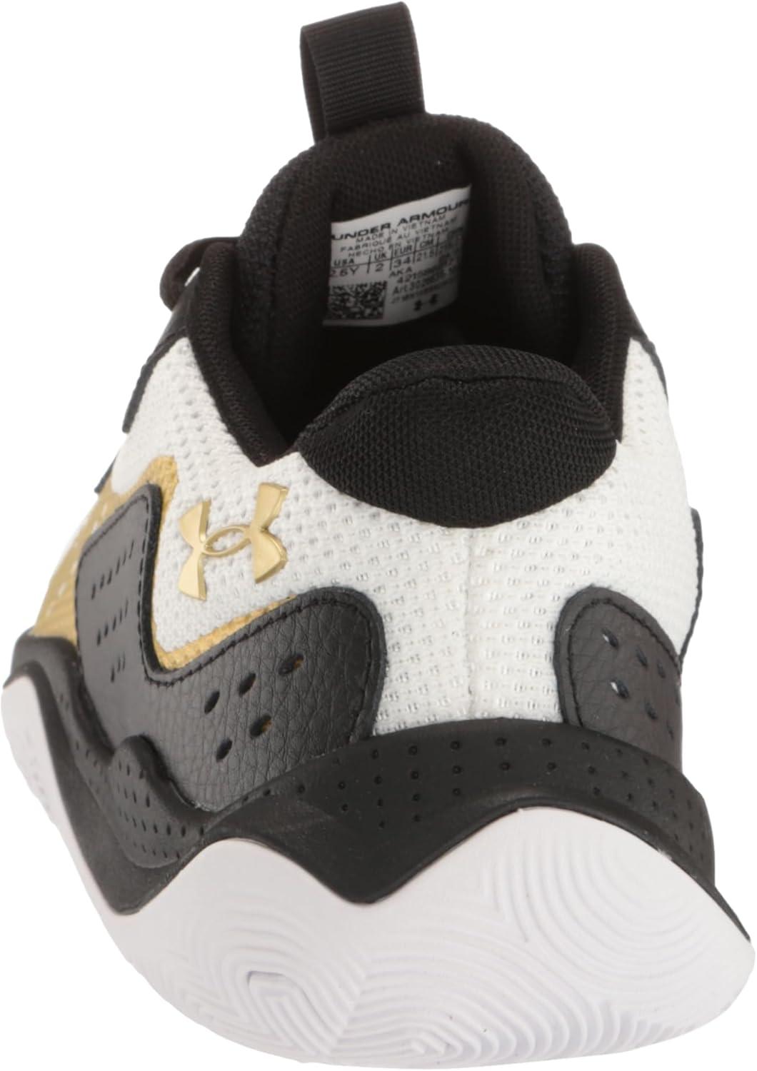 imageUnder Armour UnisexChild Pre School Jet 23100 WhiteBlackMetallic Gold