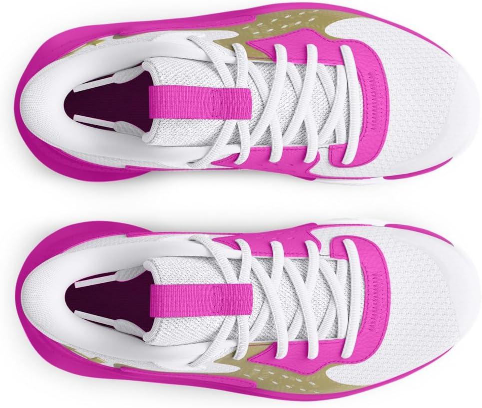 imageUnder Armour UnisexChild Pre School Jet 23105 WhiteVivid MagentaMetallic Gold