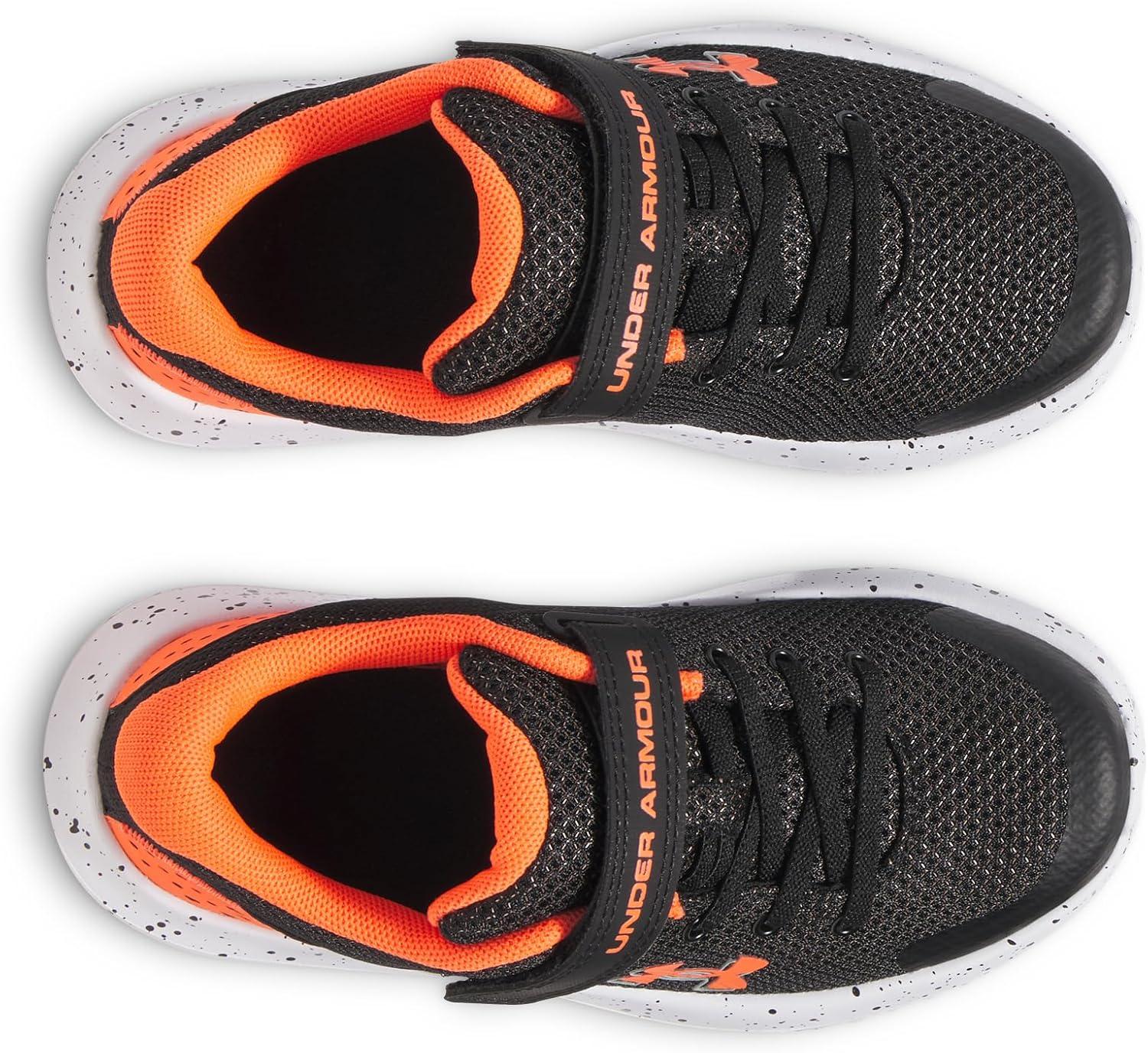 imageUnder Armour UnisexChild Pre School Surge 4 Alternate Closure Running Shoe005 BlackAres RedAres Red