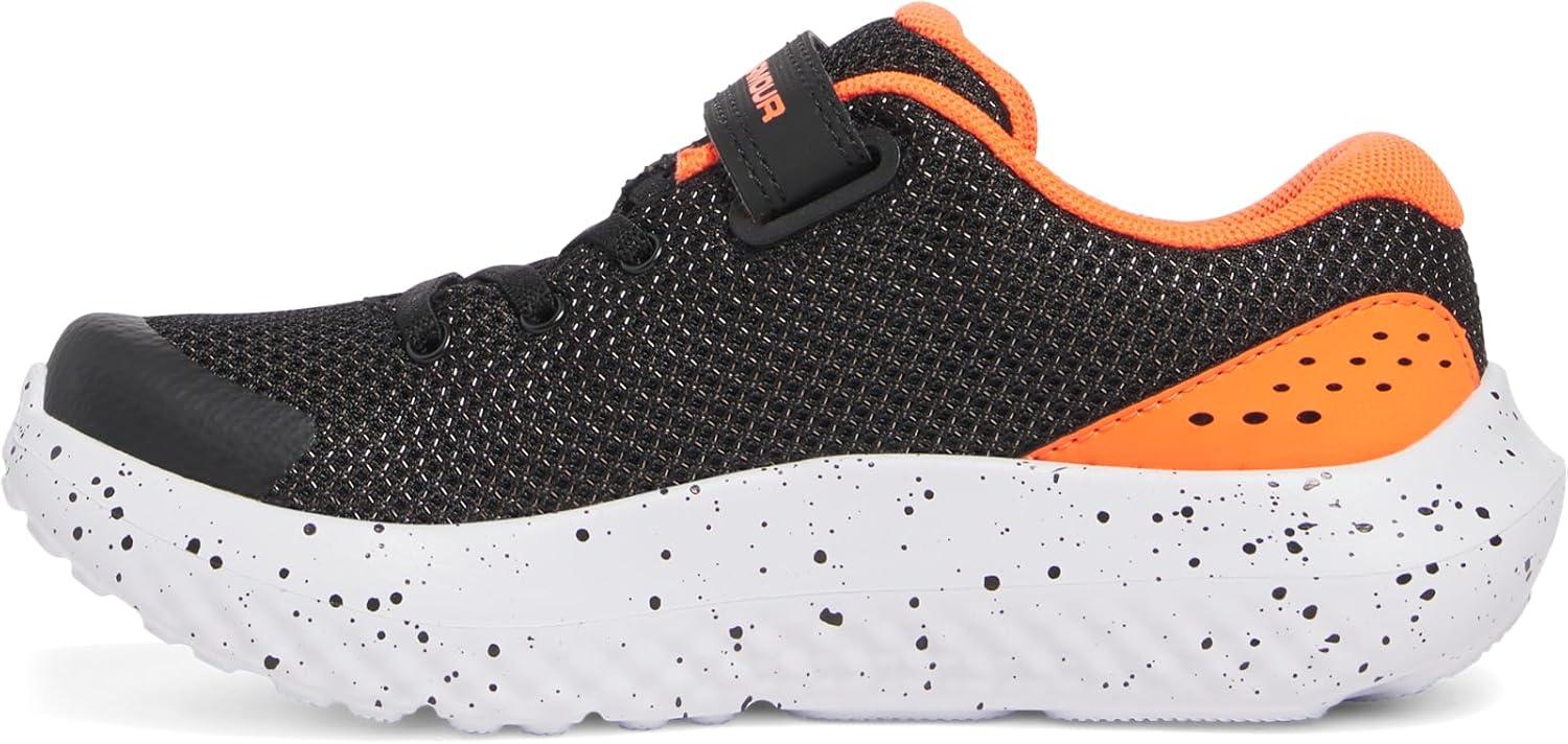 imageUnder Armour UnisexChild Pre School Surge 4 Alternate Closure Running Shoe005 BlackAres RedAres Red