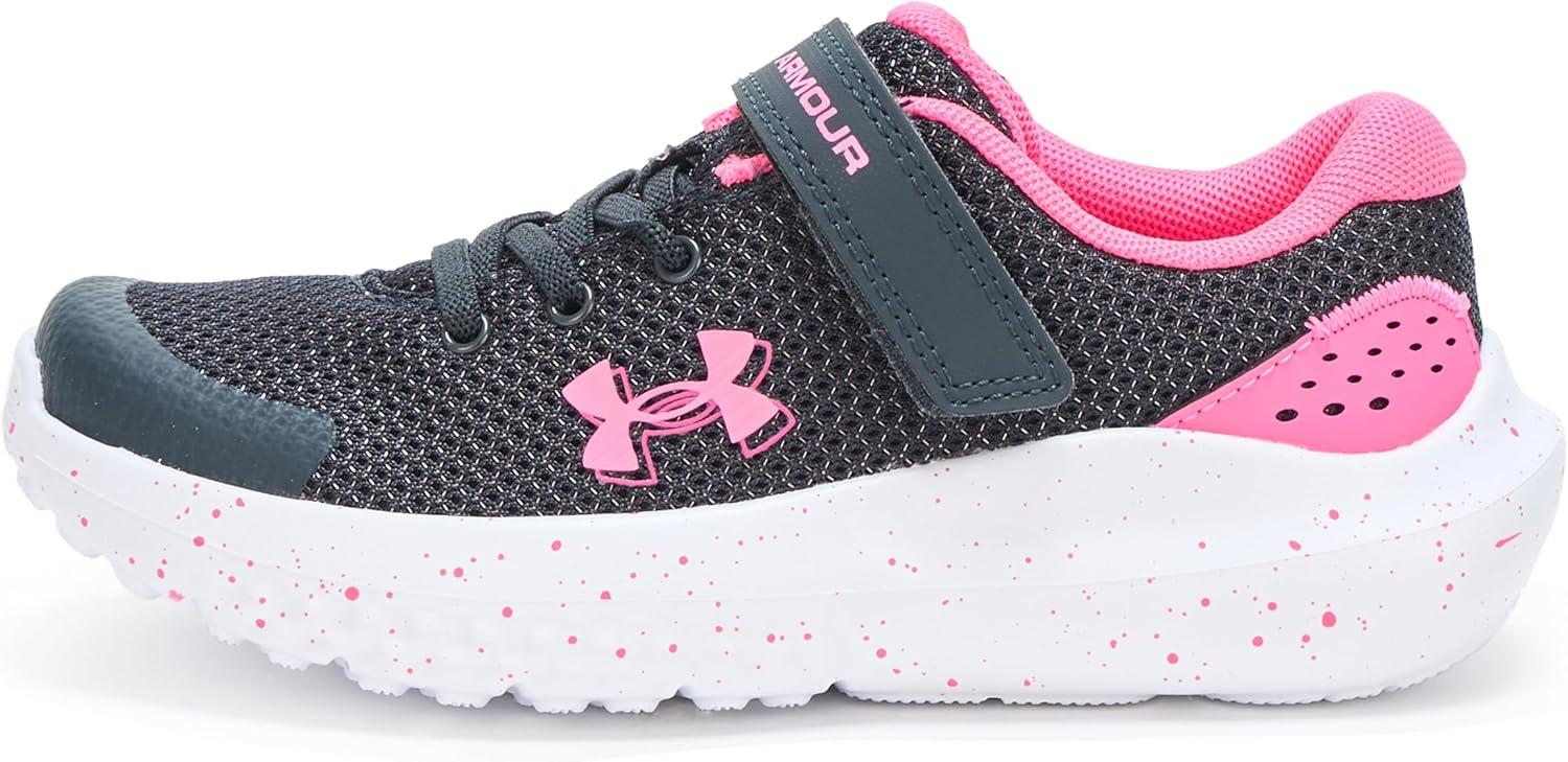 imageUnder Armour UnisexChild Pre School Surge 4 Alternate Closure Running Shoe016 AnthraciteAero PinkAero Pink