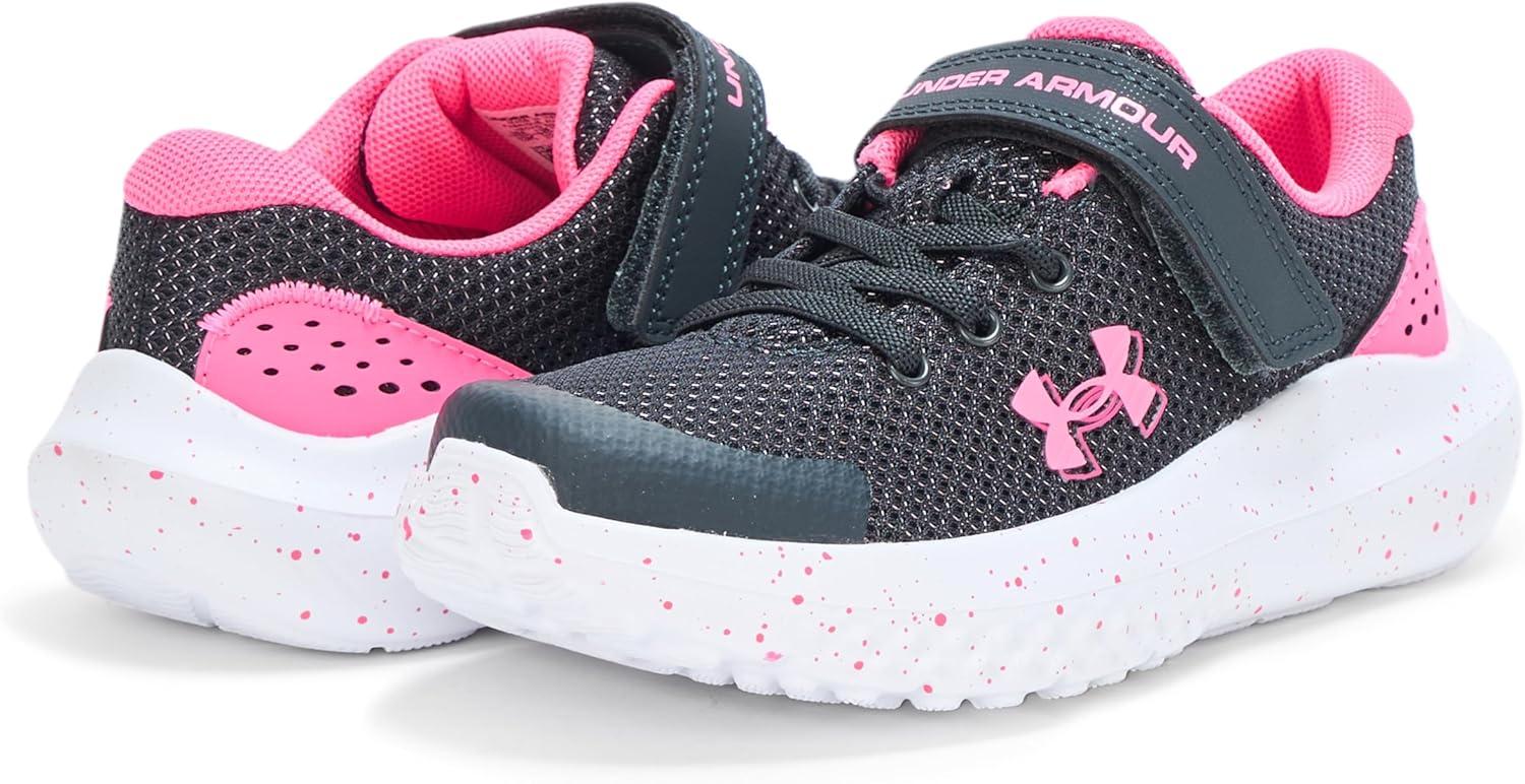 imageUnder Armour UnisexChild Pre School Surge 4 Alternate Closure Running Shoe016 AnthraciteAero PinkAero Pink