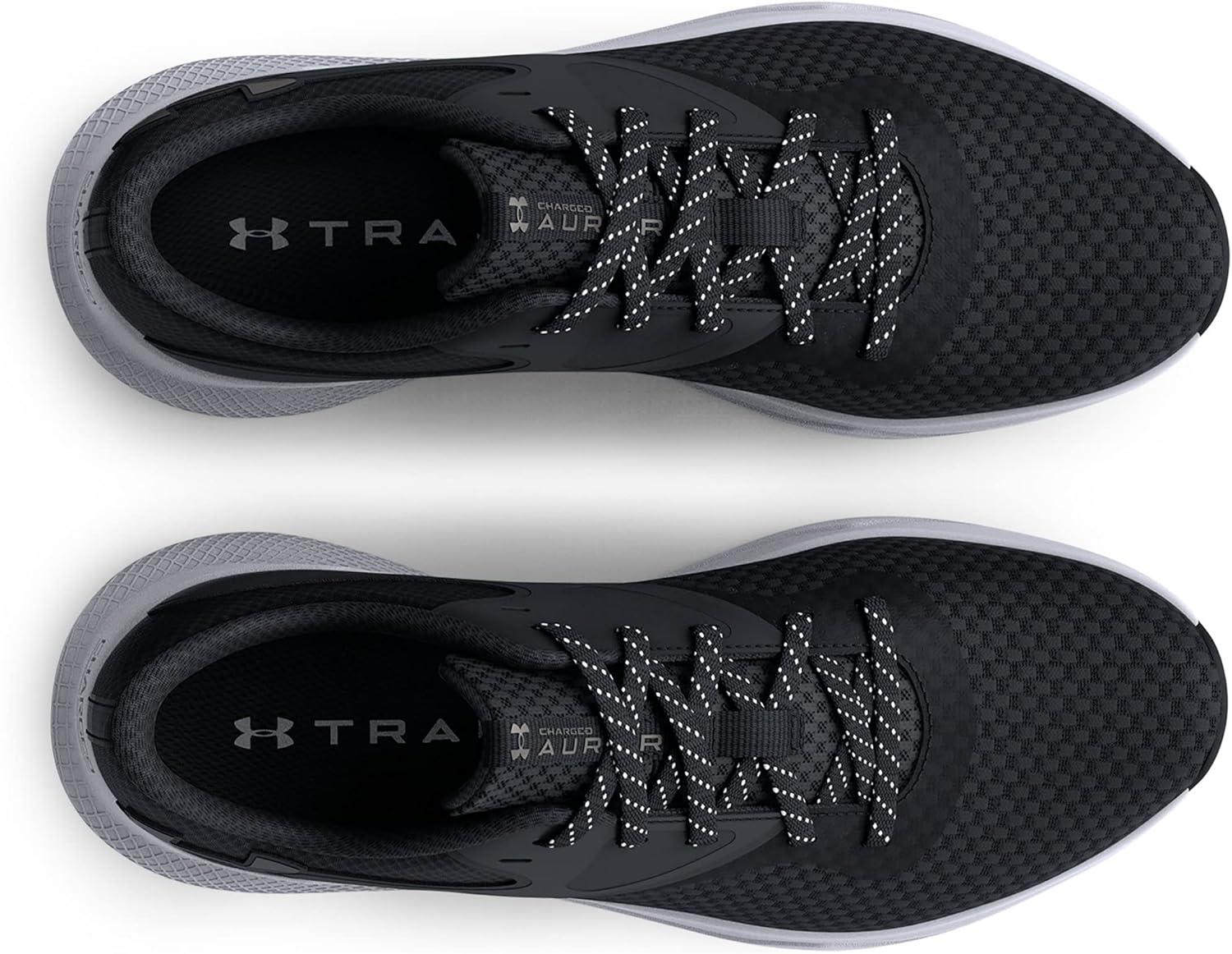 imageUnder Armour Womens Charged Aurora 2 Cross Trainer001 BlackBlackMetallic Warm Silver