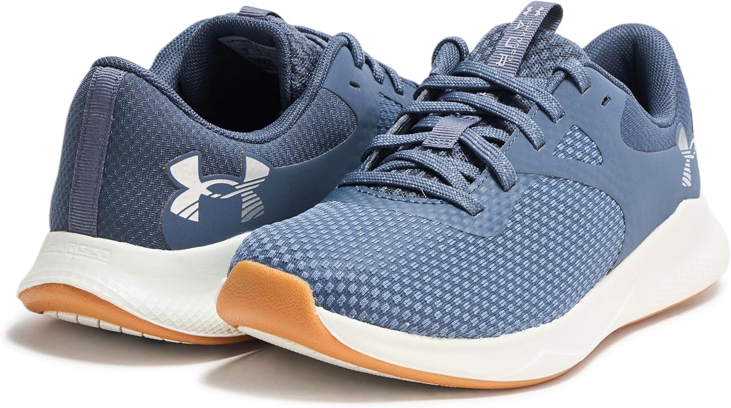 imageUnder Armour Womens Charged Aurora 2 Cross Trainer045 Downpour GrayWhite QuartzMetallic Silver