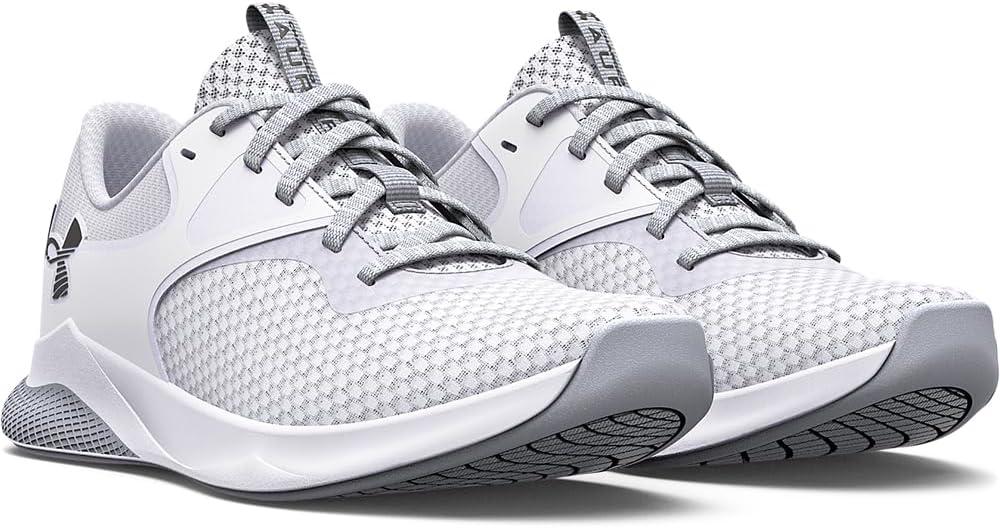 imageUnder Armour Womens Charged Aurora 2 Cross Trainer100 WhiteWhiteMetallic Warm Silver