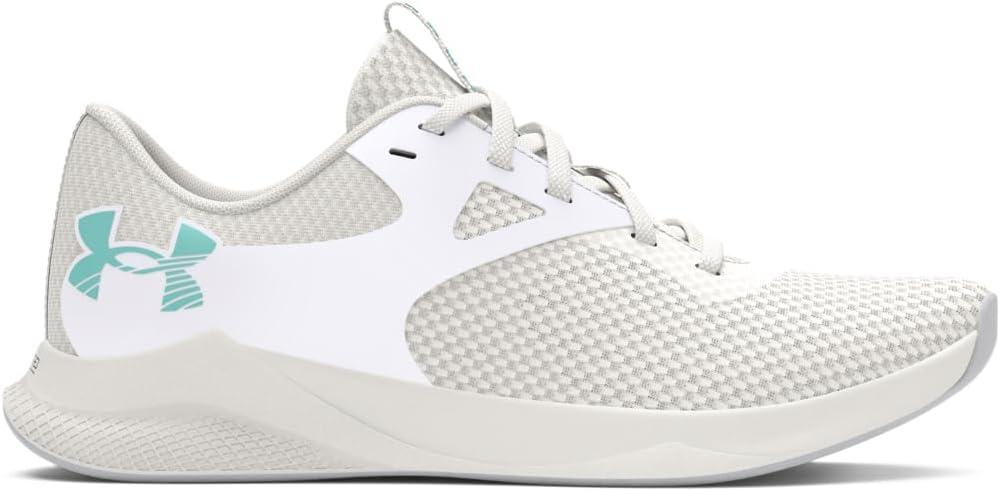 imageUnder Armour Womens Charged Aurora 2 Cross Trainer103 WhiteWhite ClayRadial Turquoise
