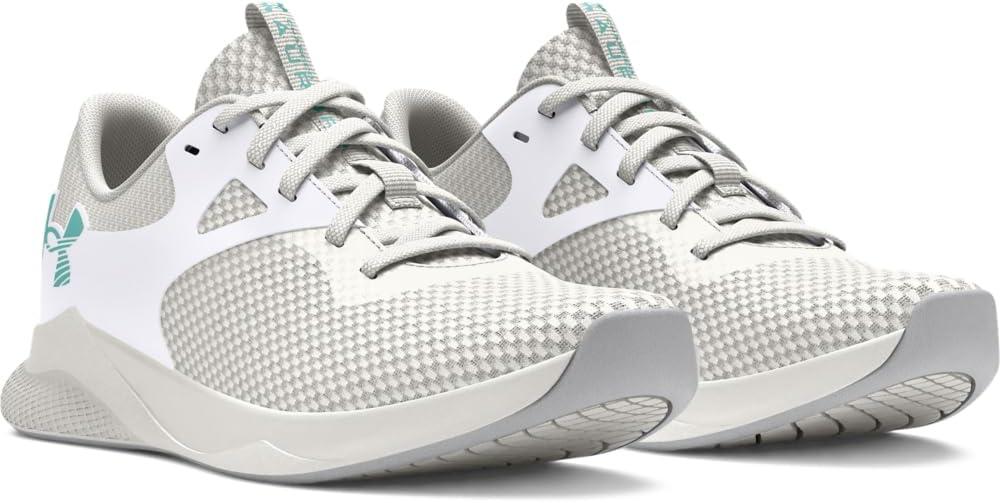 imageUnder Armour Womens Charged Aurora 2 Cross Trainer103 WhiteWhite ClayRadial Turquoise