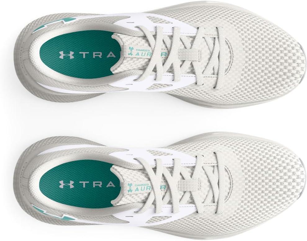 imageUnder Armour Womens Charged Aurora 2 Cross Trainer103 WhiteWhite ClayRadial Turquoise