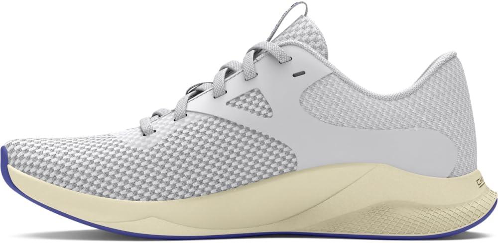 imageUnder Armour Womens Charged Aurora 2 Cross Trainer104 Halo GraySiltHighvis Yellow
