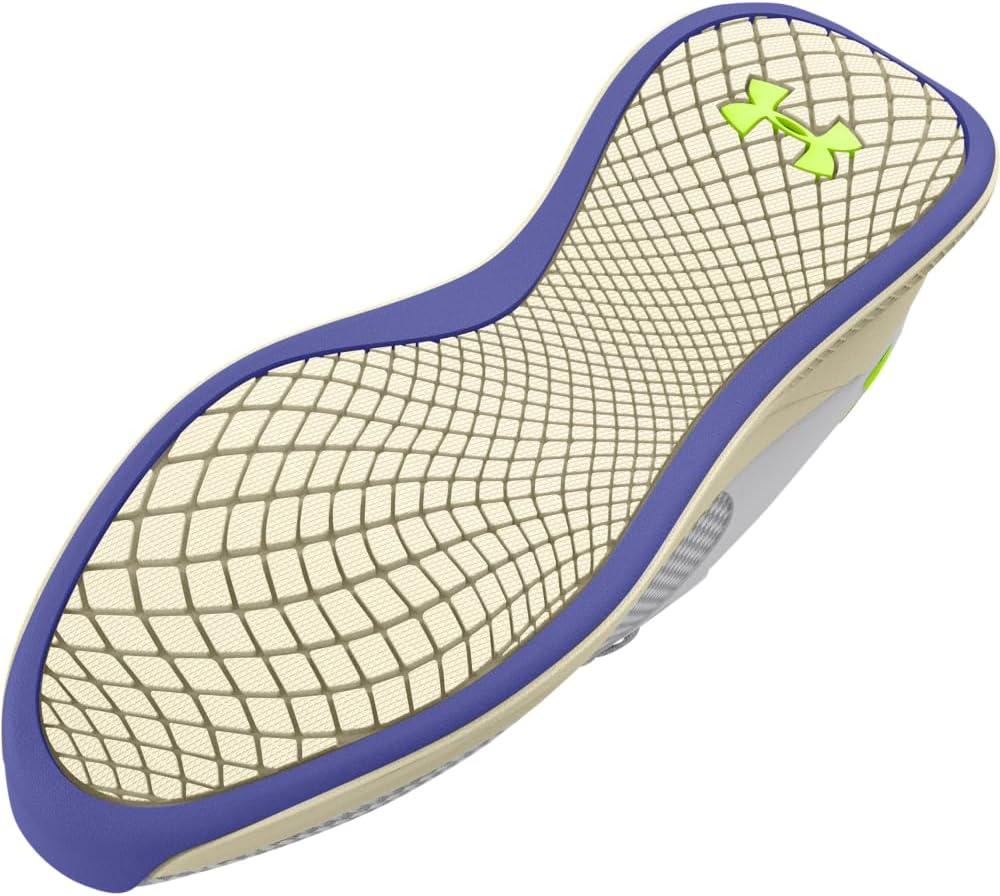 imageUnder Armour Womens Charged Aurora 2 Cross Trainer104 Halo GraySiltHighvis Yellow