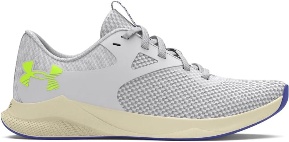 imageUnder Armour Womens Charged Aurora 2 Cross Trainer104 Halo GraySiltHighvis Yellow