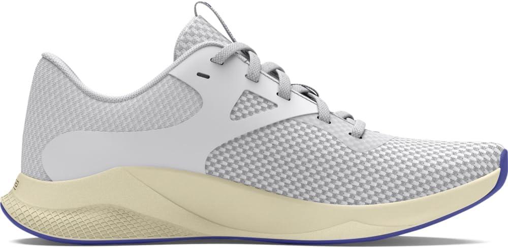 imageUnder Armour Womens Charged Aurora 2 Cross Trainer104 Halo GraySiltHighvis Yellow