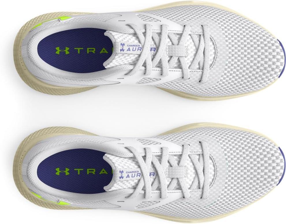 imageUnder Armour Womens Charged Aurora 2 Cross Trainer104 Halo GraySiltHighvis Yellow