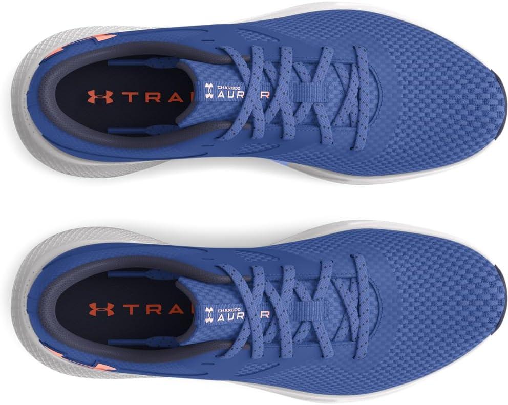 imageUnder Armour Womens Charged Aurora 2 Cross Trainer402 Tech BlueDistant GrayFlare Orange