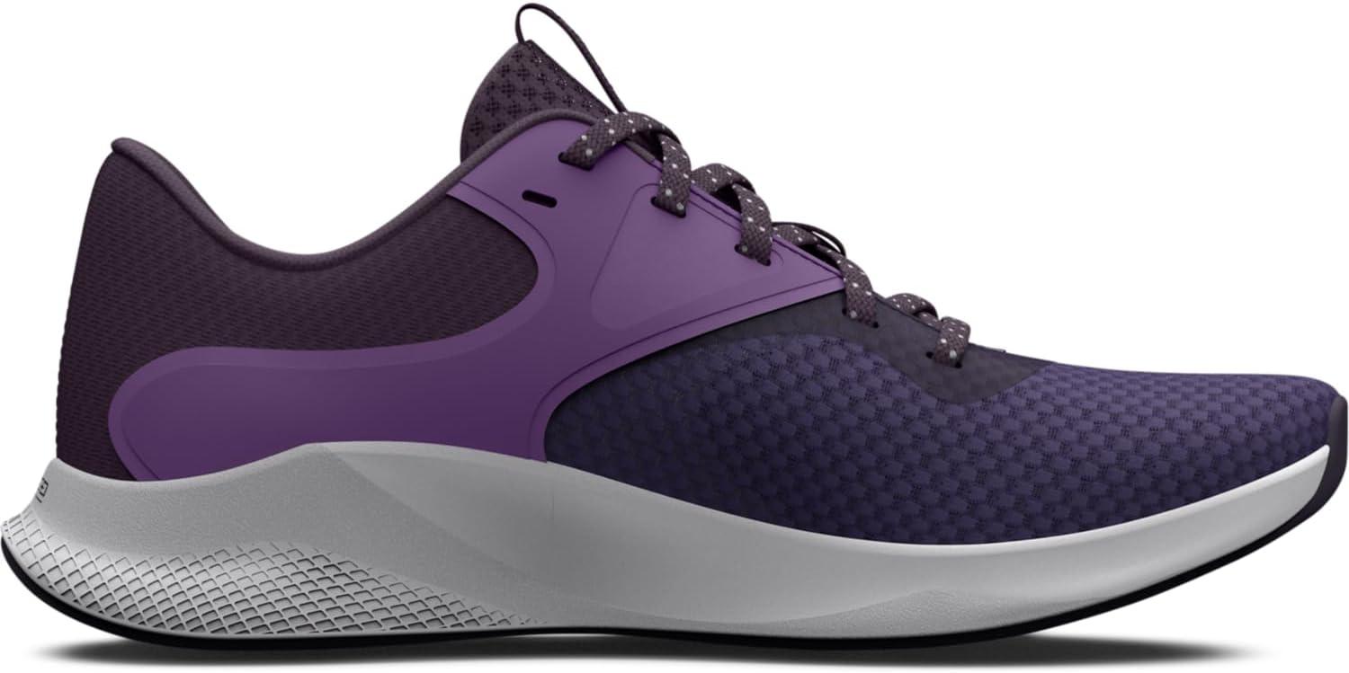 imageUnder Armour Womens Charged Aurora 2 Cross Trainer502 Tux PurpleRetro PurpleMetallic Silver