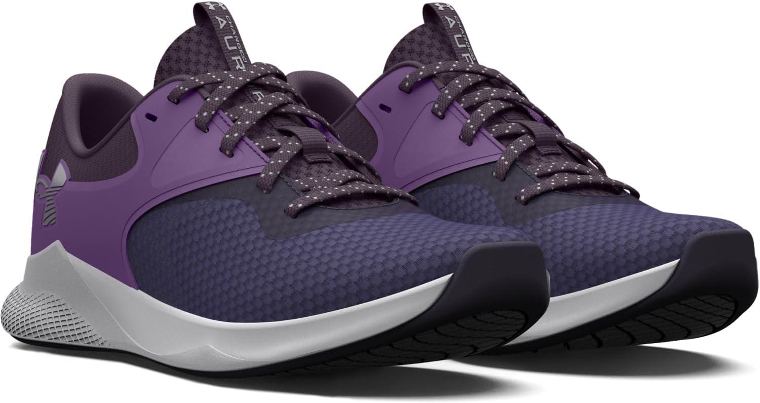 imageUnder Armour Womens Charged Aurora 2 Cross Trainer502 Tux PurpleRetro PurpleMetallic Silver