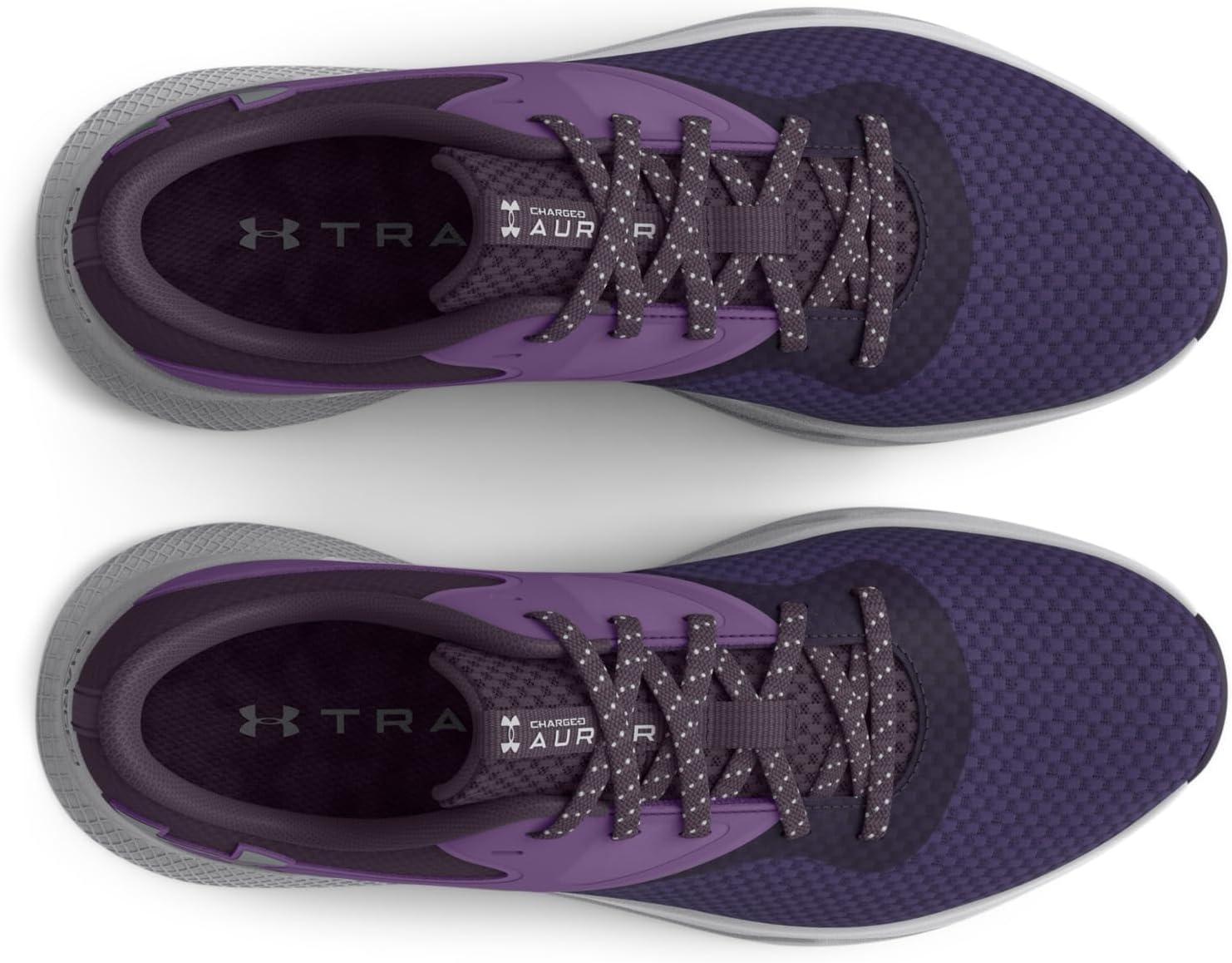 imageUnder Armour Womens Charged Aurora 2 Cross Trainer502 Tux PurpleRetro PurpleMetallic Silver