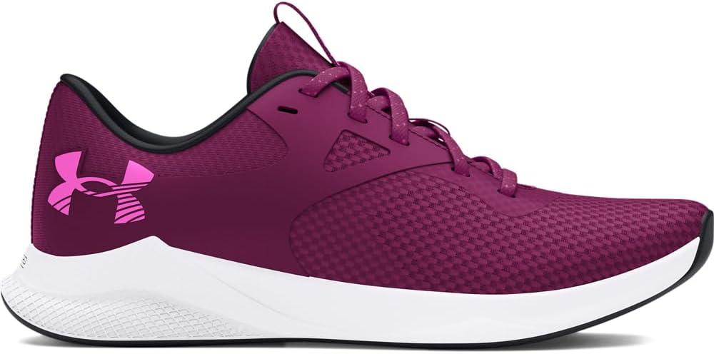 imageUnder Armour Womens Charged Aurora 2 Cross Trainer505 Purple GeminiWhiteVivid Magenta