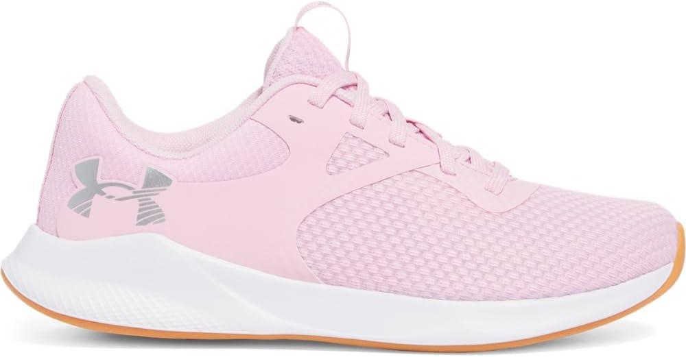 imageUnder Armour Womens Charged Aurora 2 Cross Trainer647 Prime PinkWhiteMetallic Silver