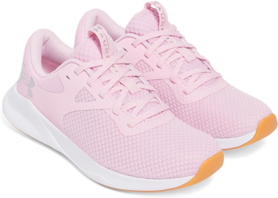 imageUnder Armour Womens Charged Aurora 2 Cross Trainer647 Prime PinkWhiteMetallic Silver