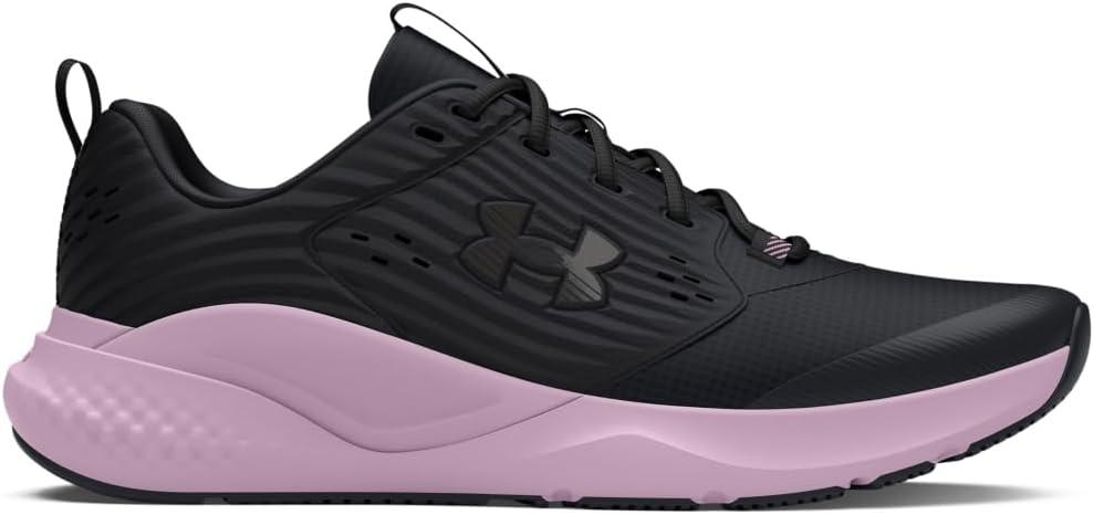 imageUnder Armour Womens Charged Commit Trainer 4 Shoes003 BlackPurple AceMetallic Black