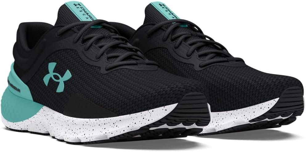 imageUnder Armour Womens Charged Escape 4 Running Shoe003 BlackBlackRadial Turquoise