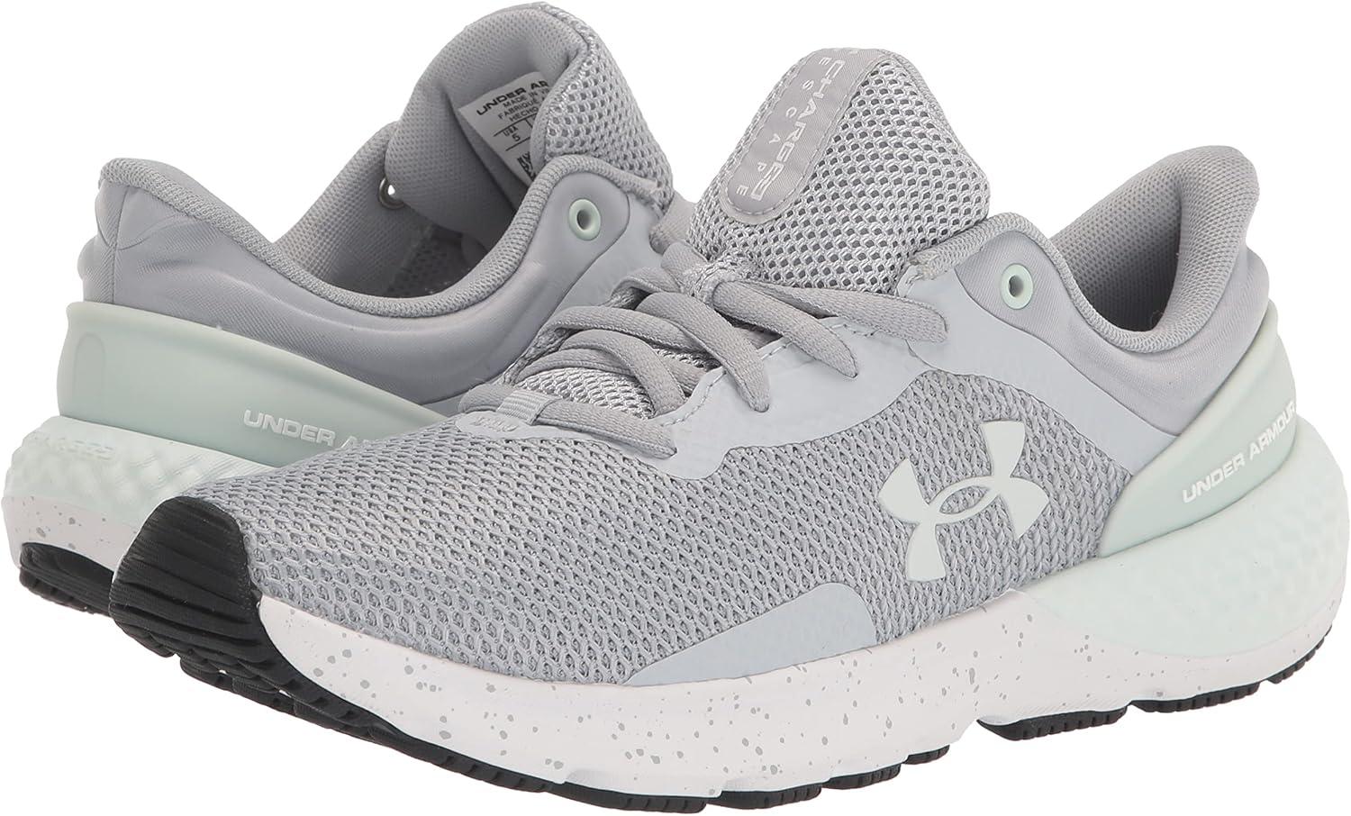 imageUnder Armour Womens Charged Escape 4 Running Shoe100 Mod GrayWhiteIllusion Green