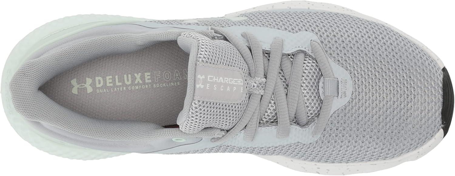 imageUnder Armour Womens Charged Escape 4 Running Shoe100 Mod GrayWhiteIllusion Green