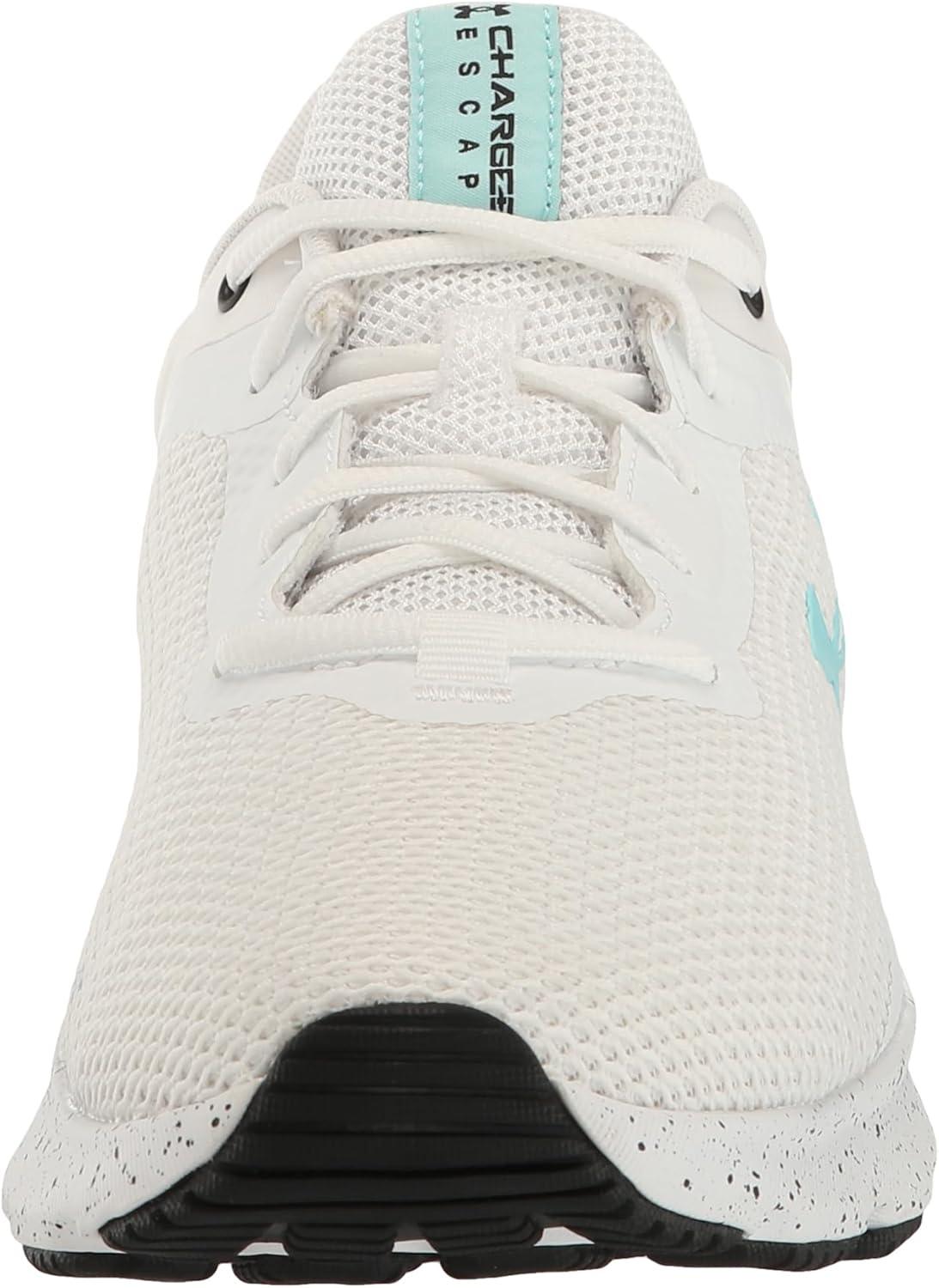 imageUnder Armour Womens Charged Escape 4 Running Shoe112 WhiteWhiteNeo Turquoise