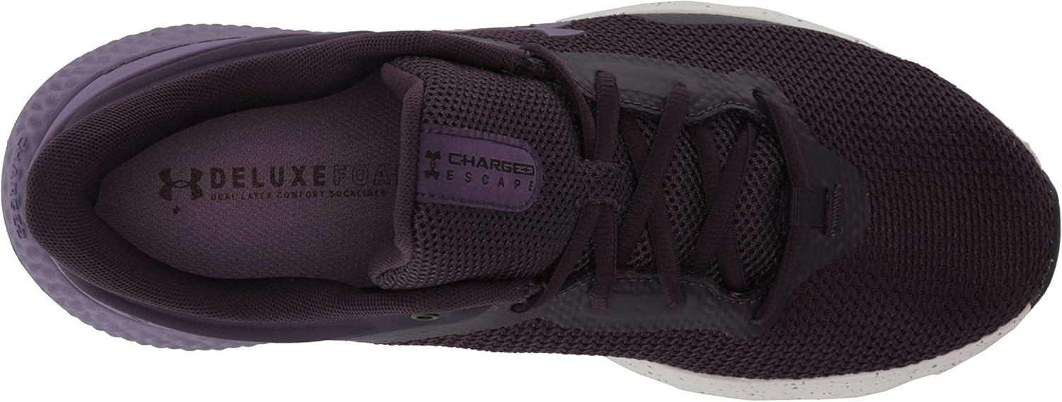 imageUnder Armour Womens Charged Escape 4 Running Shoe501 Tux PurpleRetro PurpleWhite