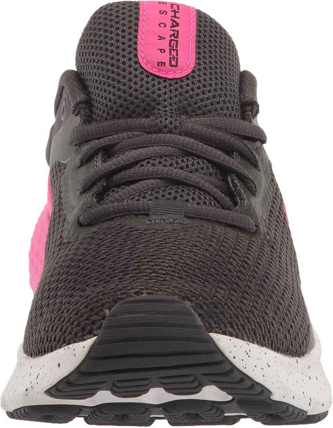 imageUnder Armour Womens Charged Escape 4 Running ShoeJet GrayWhiteRebel Pink