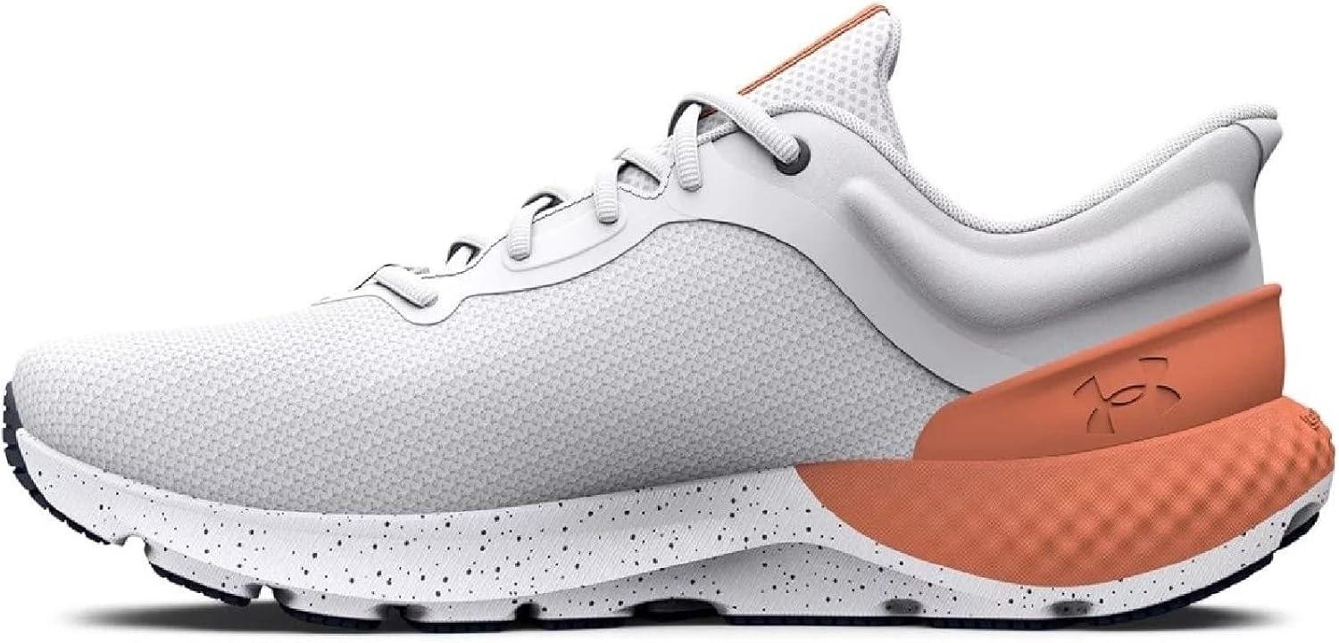 imageUnder Armour Womens Charged Escape 4 Running ShoeWhiteOrange TropicOrange Tropic