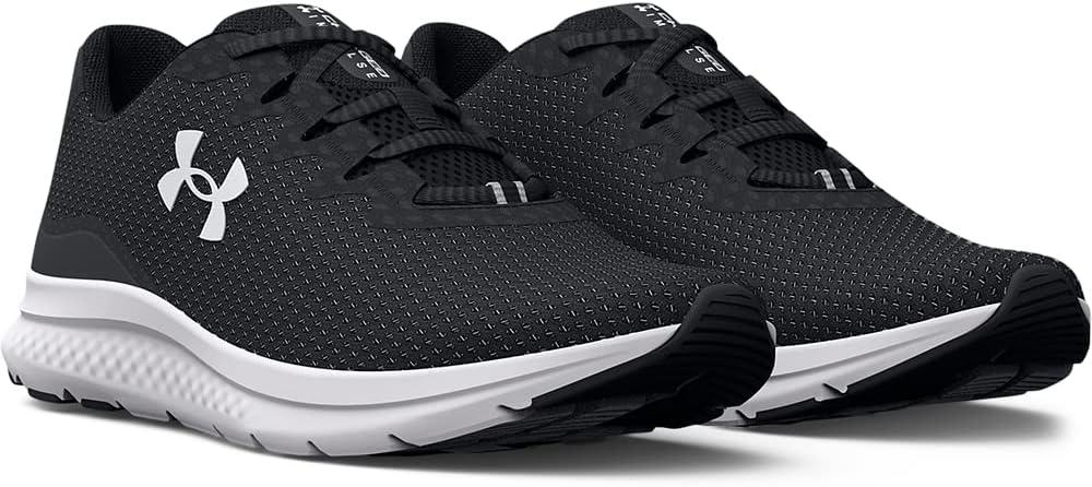 imageUnder Armour Womens Charged Impulse 3 Running Shoe001 BlackBlackWhite