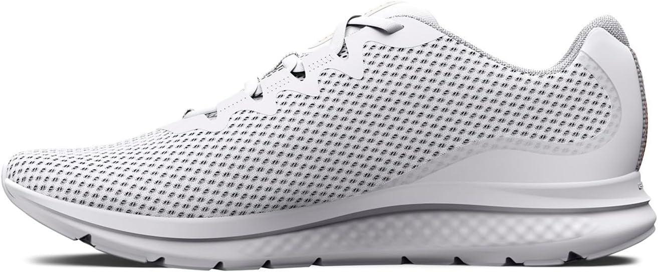 imageUnder Armour Womens Charged Impulse 3 Running ShoeWhiteWhiteOrange Tropic