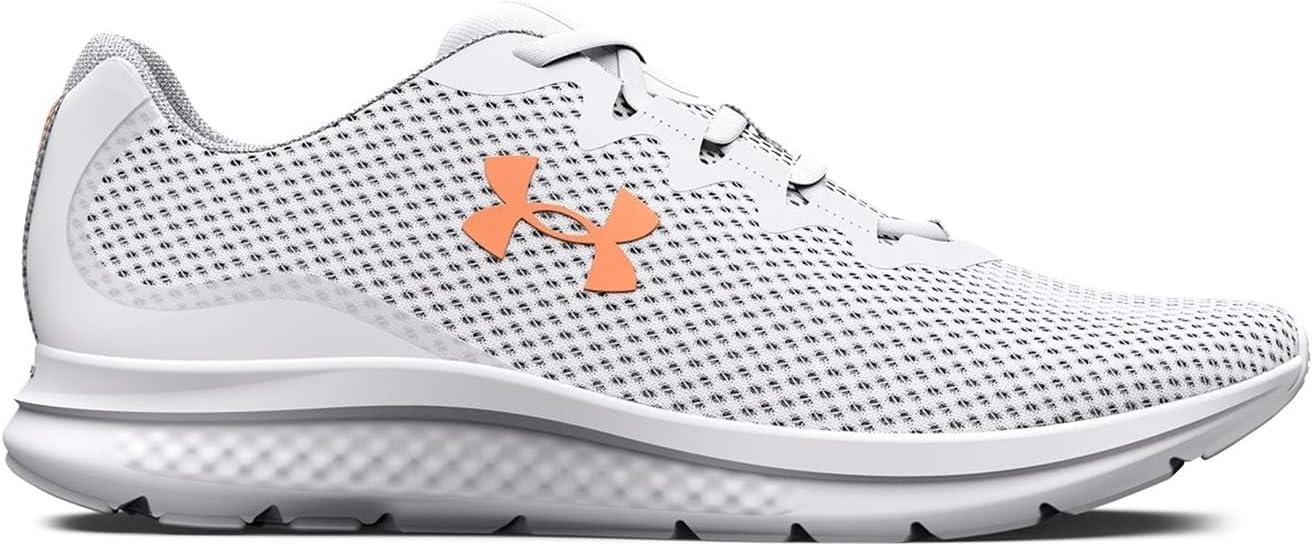 imageUnder Armour Womens Charged Impulse 3 Running ShoeWhiteWhiteOrange Tropic