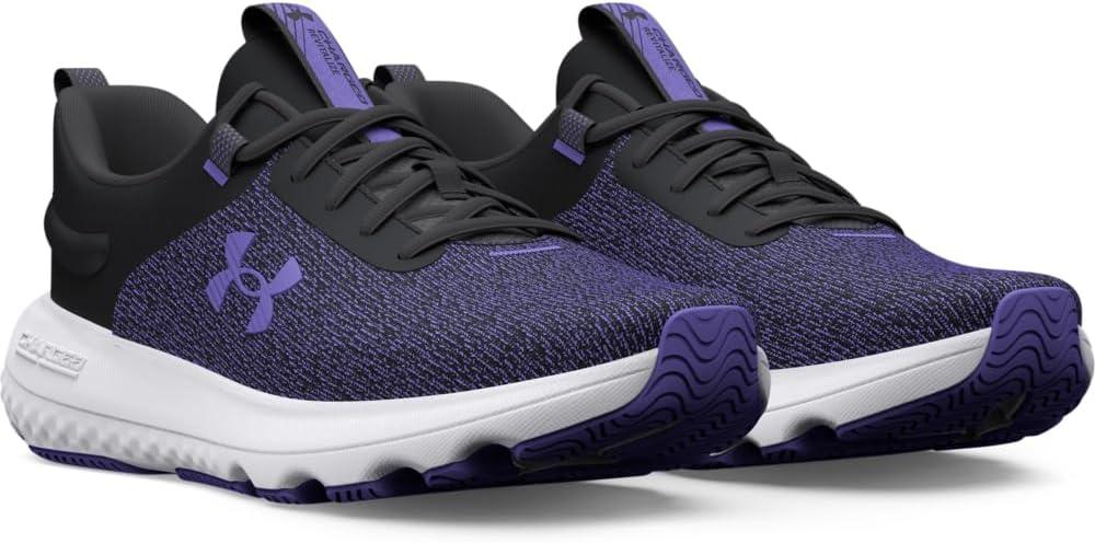 imageUnder Armour Womens Charged Revitalize Running Shoe003 BlackBlackViolet Storm
