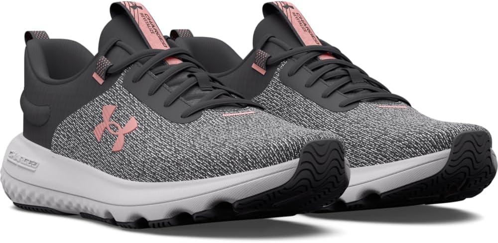 imageUnder Armour Womens Charged Revitalize Running Shoe100 Jet GrayJet GrayPink Fizz