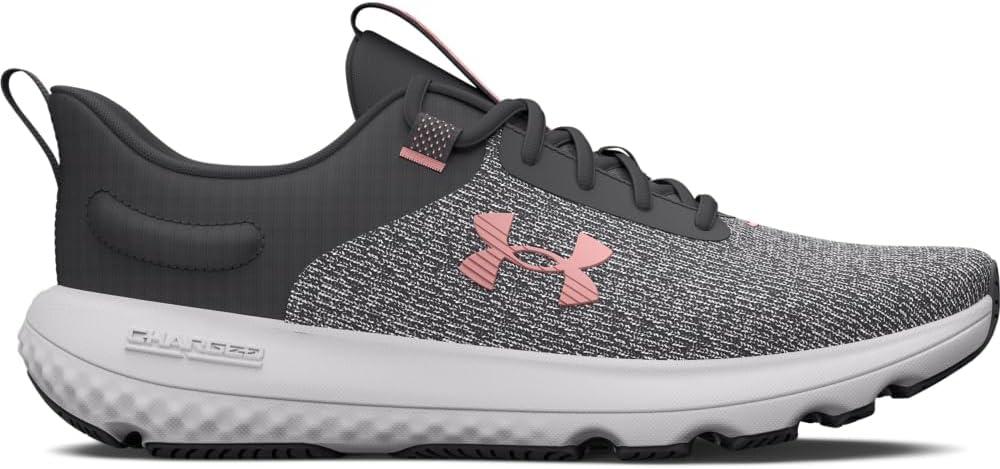 imageUnder Armour Womens Charged Revitalize Running Shoe100 Jet GrayJet GrayPink Fizz