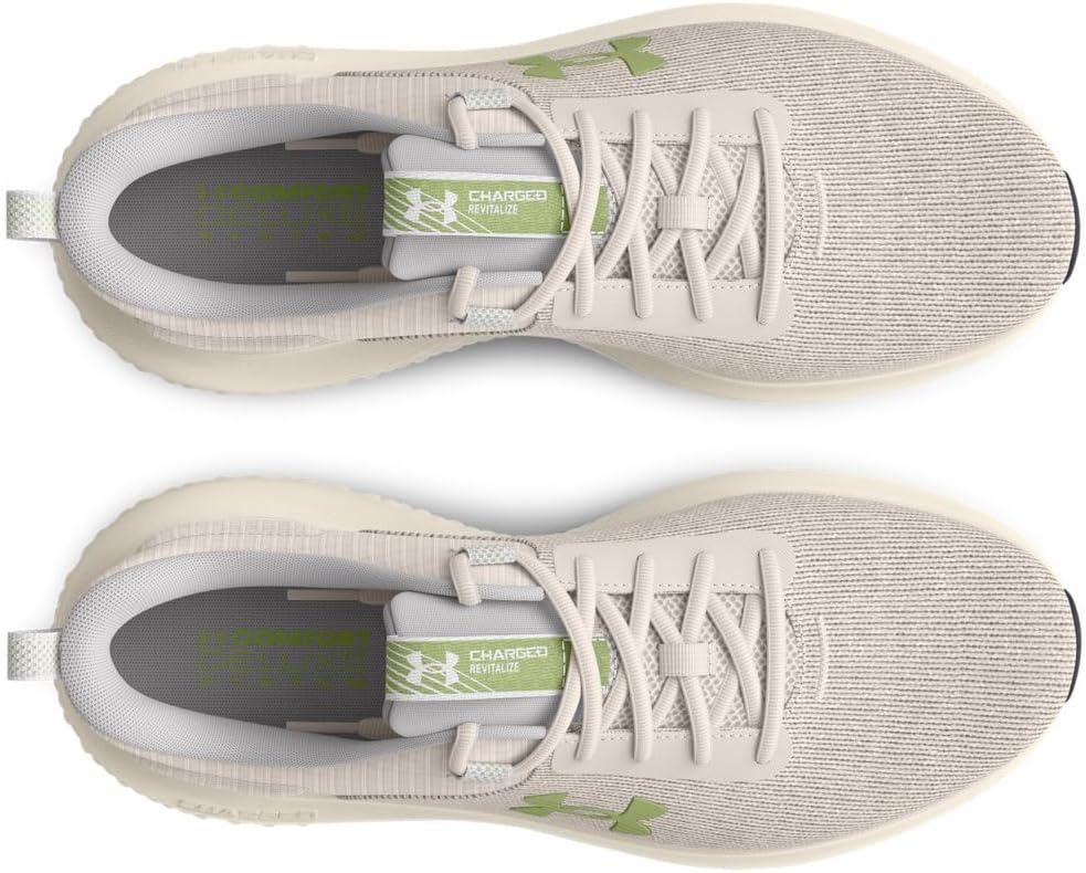 imageUnder Armour Womens Charged Revitalize Running Shoe104 Gray MatterSummit WhiteRetro Green